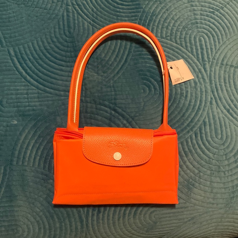 Longchamp foldable tote Orange